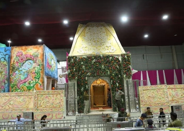 janmashtami pe dulhan ki tarah sja khatu shyamji ka mandir