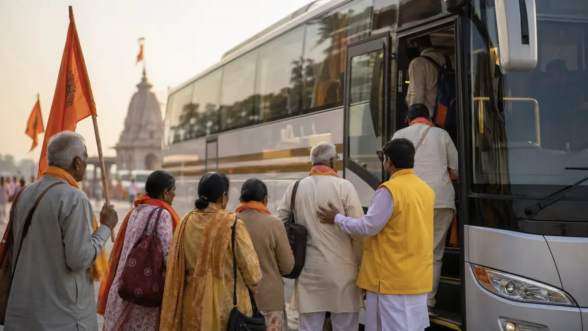 पंजाब से खाटू श्याम के लिए निशुल्क तीर्थ यात्रा बस का प्रतीकात्मक चित्र
