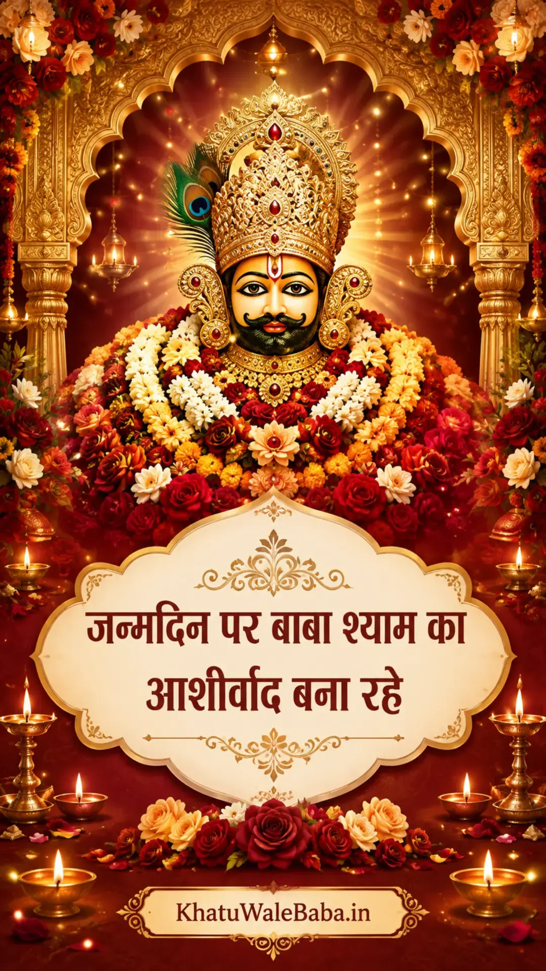 Janamdin Par Baba Shyam Ka Ashirwad Status