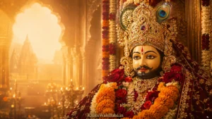 कंप्यूटर के लिए खाटू श्याम जी गोल्डन desktop wallpaper