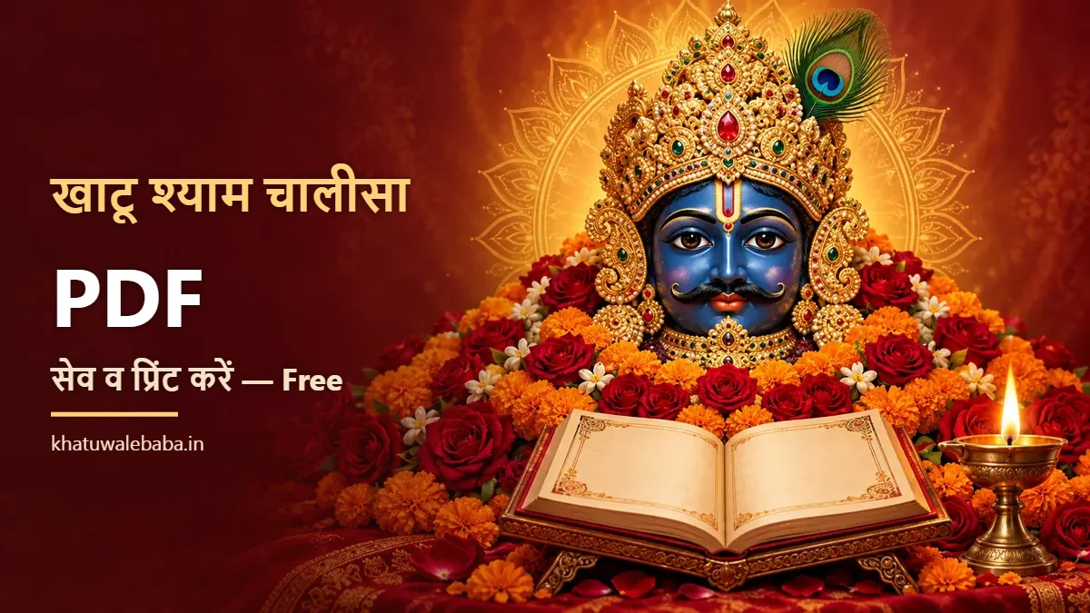 खाटू श्याम चालीसा PDF — सेव व प्रिंट करें