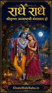Radhe Radhe Janmashtami WhatsApp Status 2026